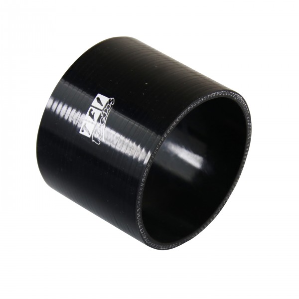 Silicone Hose Black Coupling Straight 89mm (3-1/2") ID, 76mm (3") Length