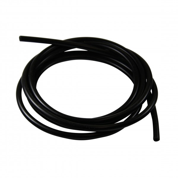 Silicone Hose Black Vacuum 3mm ID, 3M Length