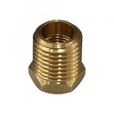 Brass Temp Bush Reducer 1/8" 8.4mm Female NPT to 1/4" 13.7mm Male NPT 