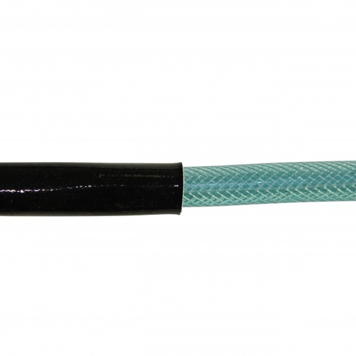 [330016] High Temperature Black Silicone Insulation Sleeving 16mm ID x 1mt. Rated 250C
