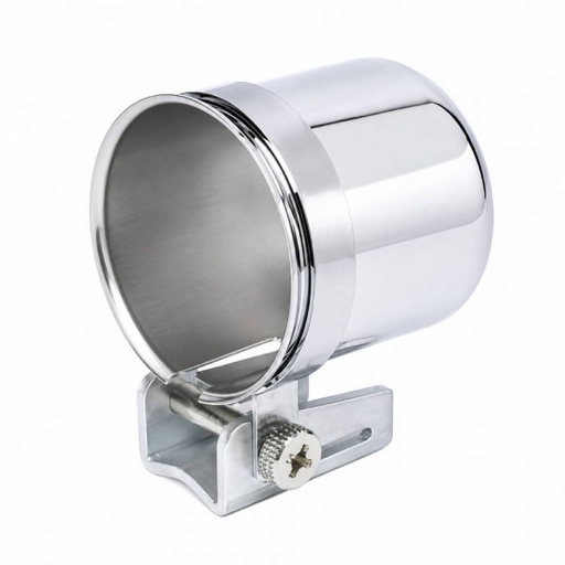 [534-91] 2-5/8" Clamp Type Gauge Pod - Chrome Steel