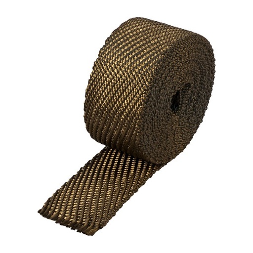 [372025] Lava Exhaust Wrap 50mm(2") Wide x 7.5mt(25ft) Roll 650C Continuous Made in Usa