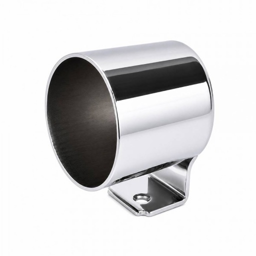 [540-00] 2" Tab Mount Gauge Pod - Chrome Steel
