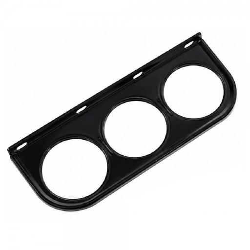 [541-03] 2" Triple Gauge Mounting Panel - Black