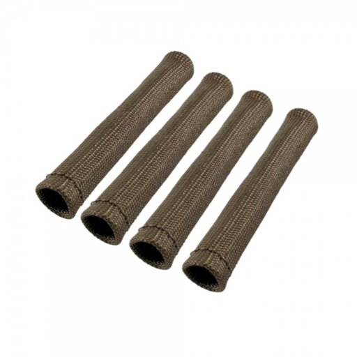 [380840] Spark Plug Heatshield Insulation Boot Shield Lava Race 1" ID bends 90 - 4Pk