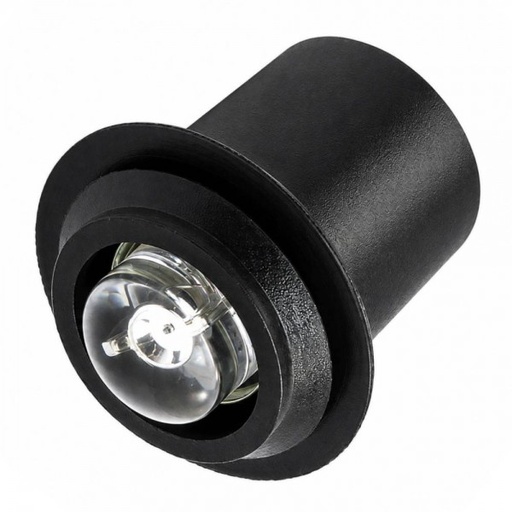[550-10] Replacement 12V 14mm White LED Globe Assembly - 2" Mech & All 2-5/8" Gauges
