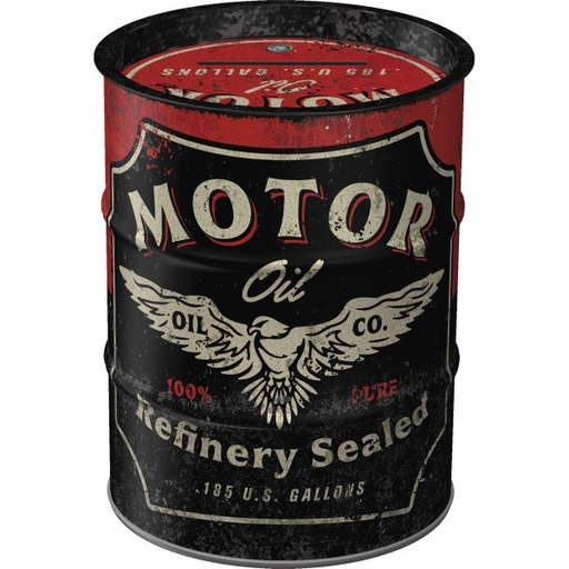 [NA31505] Money Box Oil Can - Motor Oil