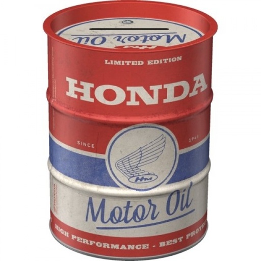 [NA31515] Money Box Oil Can - Honda MC Motor Oil