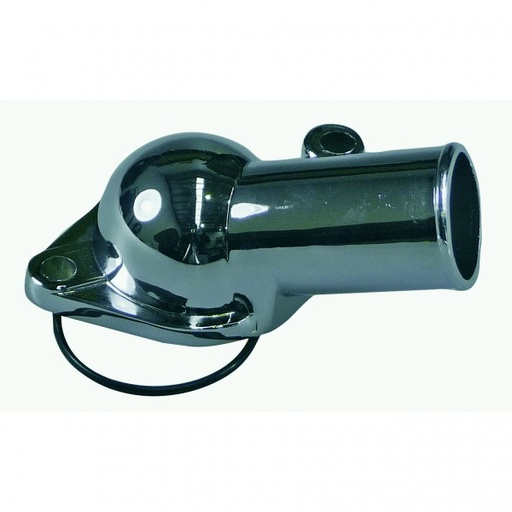 [42313] Thermostat Housing Water Neck Chevrolet Small + Big Block 1969 up Chromed O-Ring