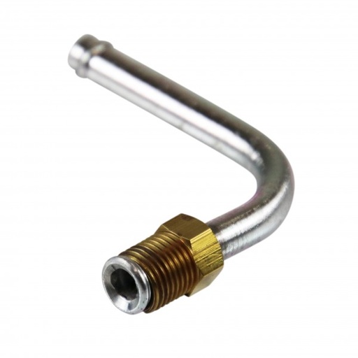 [43701] Fuel Fitting Elbow 5/16 Inch OD Tube. 1/2 Inch UNF Thread