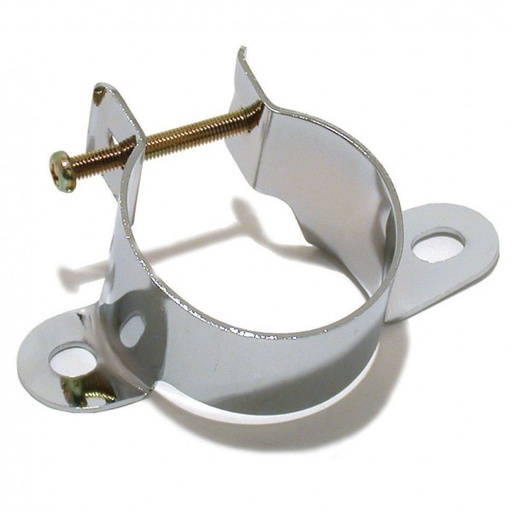 [4510] Coil Bracket Chrome Steel Vertical Stand Up Oem Style with hardware