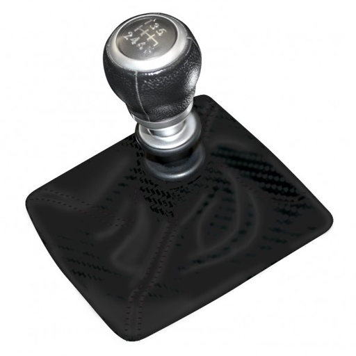 [6287] Shift Boot Black with Black Stiching 135mm x 135mm Opening Commodore/Subaru