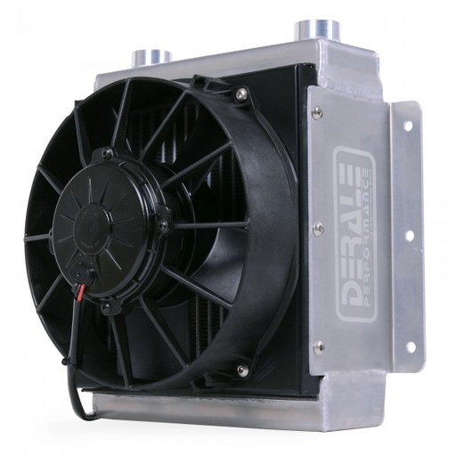 [65861] Fluid Cooler 18 Row Hi-Flow Racing Remote with Single Fan, 7/8-14 UNF O-ring