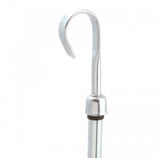 [66-240] Engine Dipstick Tube Chevrolet V8 Small Block 265-400 1955-1979 Chrome