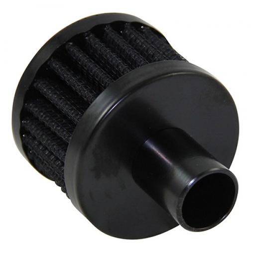 [68-504] Vent Tube Breather Crankcase 3/4"(19mm) Black Top Black Elem