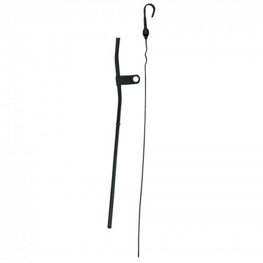 [69-349] Engine Dipstick Tube Ford V8 Cleveland 302-351-400 Black Plated Finish