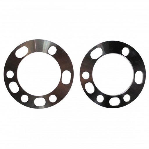 [7107] Wheel Spacer Billet Machined 6 Hole-Pair. 6mm thick, 175mm OD, 106mm ID