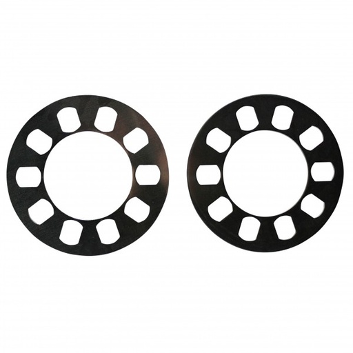 [8077] Wheel Spacer Billet Machined 5 Hole-Pair. 3mm thick, 163mm OD, 90mm ID