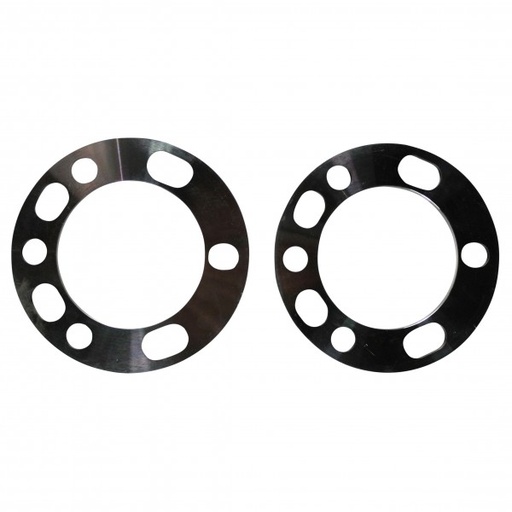 [8078] Wheel Spacer Billet Machined 6 Hole-Pair. 6mm thick, 175mm OD, 106mm ID