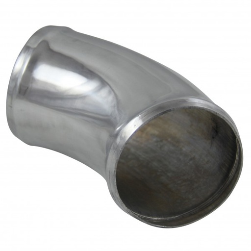 [8653] Intake Pipe Intercooler 3" (76mm) OD 45 Degree Polished Alloy Pipe 6" (150mm)
