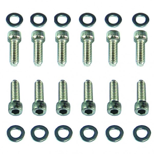[8750] Valve Cover Bolts Holden V8 Chrome Socket Head Long suit Alloy Covers-Set