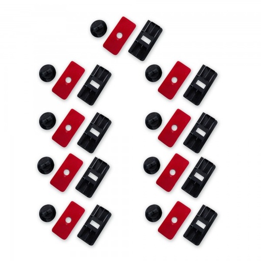 [LAT9] Aunger Louvre Fitting Kit Rear Louvre Mounting Clips set of 9 (LAT9)