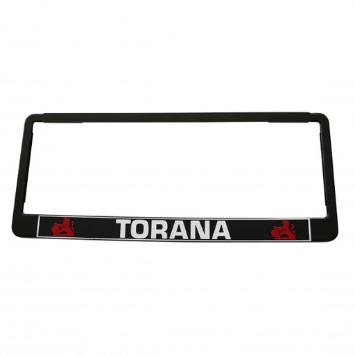 [NP5] SINGLE Torana Polymer Number Plate Frame. Suits a 6 Digit Number Plate