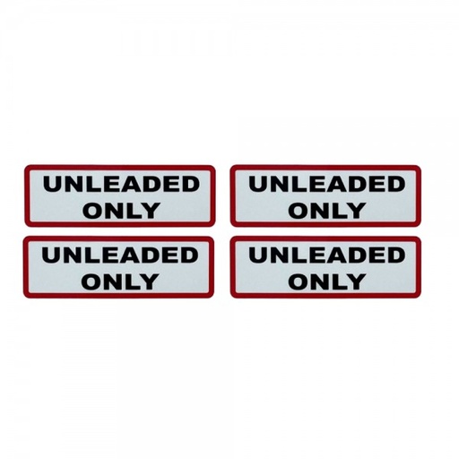 [PS004] Unleaded Only' Decal Set - Small
