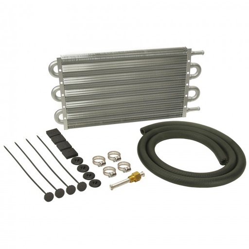 [12903] Derale 6 Pass 15-1/4"x7-1/2"x3/4" Aluminum Transmission Cooler Kit