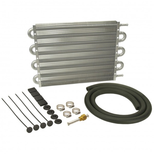 [12904] Derale 10 Pass 15-1/4"x10-1/4"x3/4" Aluminum Transmission Cooler Kit