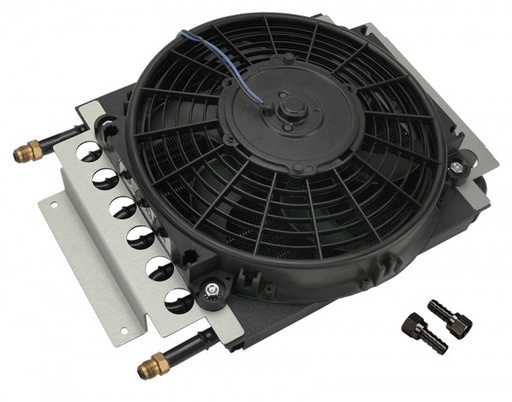[13720] Derale Electra-Cool Fluid Cooler Single 8 Pass 15-3/4"x11-1/2"x4" -6AN