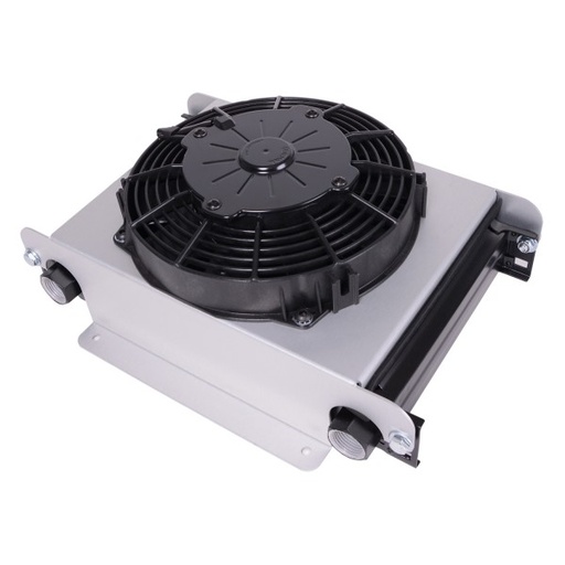 [13764] Derale Hyper-Cool Fluid Cooler 25 Row 13"x10"x5-5/8" 8" Fan