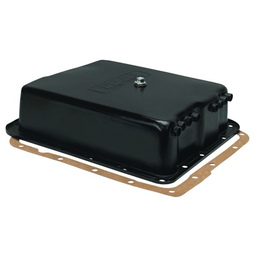 [14204] Transmission Cooling Pan GM 700R4/4L60 & 4L60E 3-11/16" Deep Tubes Derale