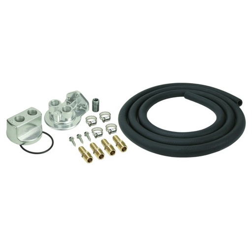 [15717] Derale Oil Filter Relocation Kit 18x1.5mm Oil Thread (Commodore VN V6 on)