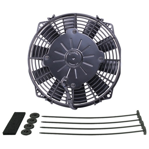 [16108] Derale 8" High Output Straight Blade Fan 366Cfm IP68 Waterproof/Dustrproof