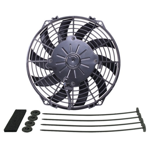 [16109] Derale 9" High Output Curved Blade Fan 625Cfm IP68 Waterproof/Dustproof