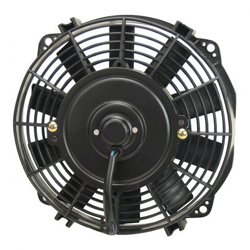 [16309] Derale 9" Straight Blade Reversible 475Cfm Electric Fan with Thermostat