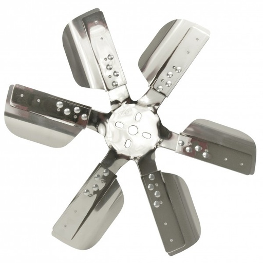 [17218] Derale Heavy Duty Stainless Steel Standard Rotation 18 inch Flex Fan Hub
