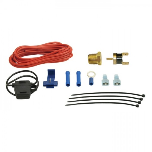 [18738] Derale Push In Fan Switch kit 180 Degree 15Amp Max Capacity