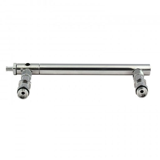 [2157] Holley Carburettor Double Pumper Fuel Line Billet Aluminium Fuel Log