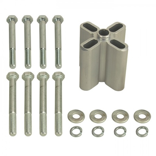 [31550] Engine Fan Spacer 2.5" Thick (Female 5/8" Pilot) Aluminium Kit Derale