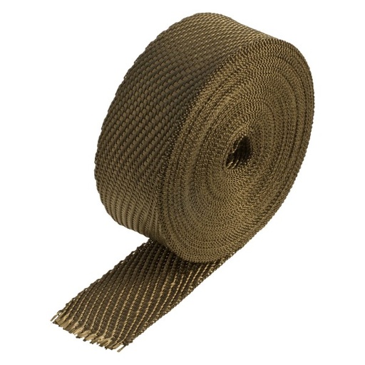 [372050] Lava Exhaust Wrap 50mm(2") Wide x 15mt(50ft) Roll 650C Continuous Made in Usa