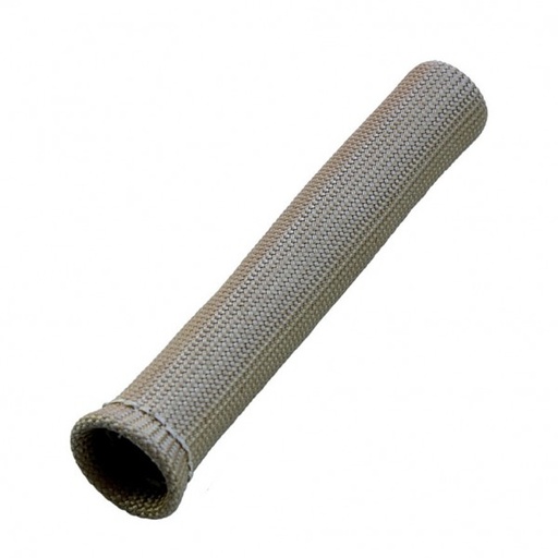 [380001] Spark Plug Heatshield Insulation Boot Fawn Single Universal 1"Id bends to 90