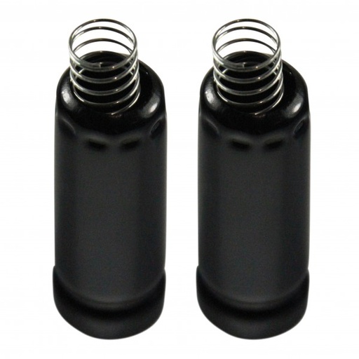[380902] Aluminium Spark Plug Insulation Boot Heat Shield Protector Black-Pack 2 OEM