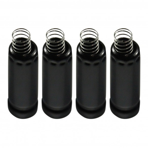 [380904] Aluminium Spark Plug Insulation Boot Heat Shield Protector Black-Pack 4 OEM