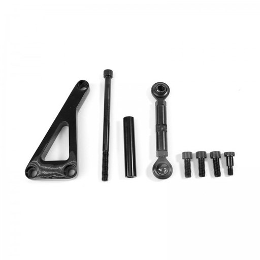 [41333] Alternator Bracket Kit Black Aluminium Chevrolet Small Block Lwp