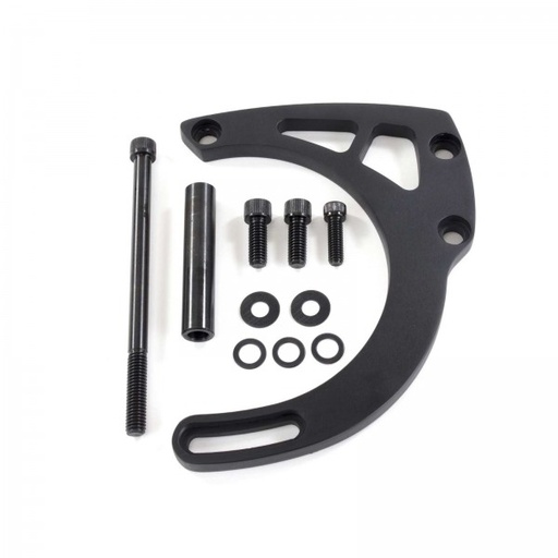 [41337] Alternator Bracket Mid-Mount Kit Black Aluminium Chevrolet Small Block Lwp