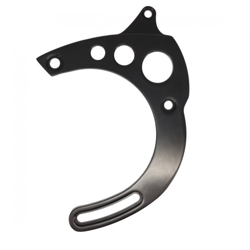 [41344] Alternator Bracket Mid Mount Big Block Ford Black