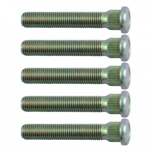 [42106] Extra Long Wheel Stud M12 x 1.5mm x73mm Length - Short Shoulder Pack 5