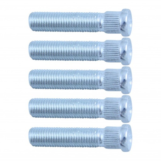 [42107] Extra Long Wheel Stud M12 x 1.5mm x 55mm Length - Pack 5